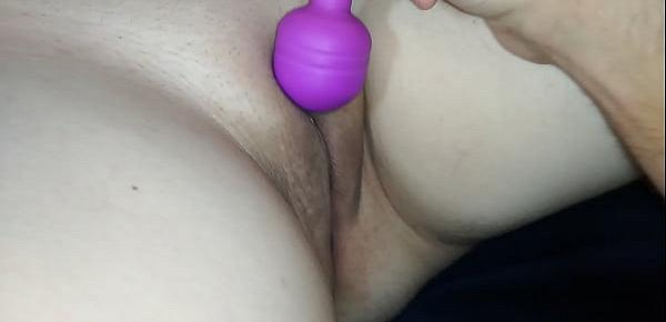  Daddy uses a Huge Vibrator on my Tight Wet Pussy - REAL AMATEURS